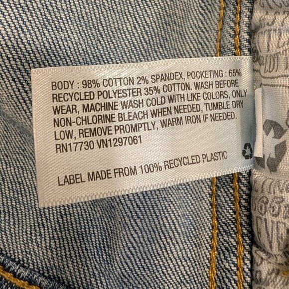 Cat & Jack Denim Jean Jacket Classic Versatile Everyday Fashion - Size S(6/7) - Picture 6 of 6